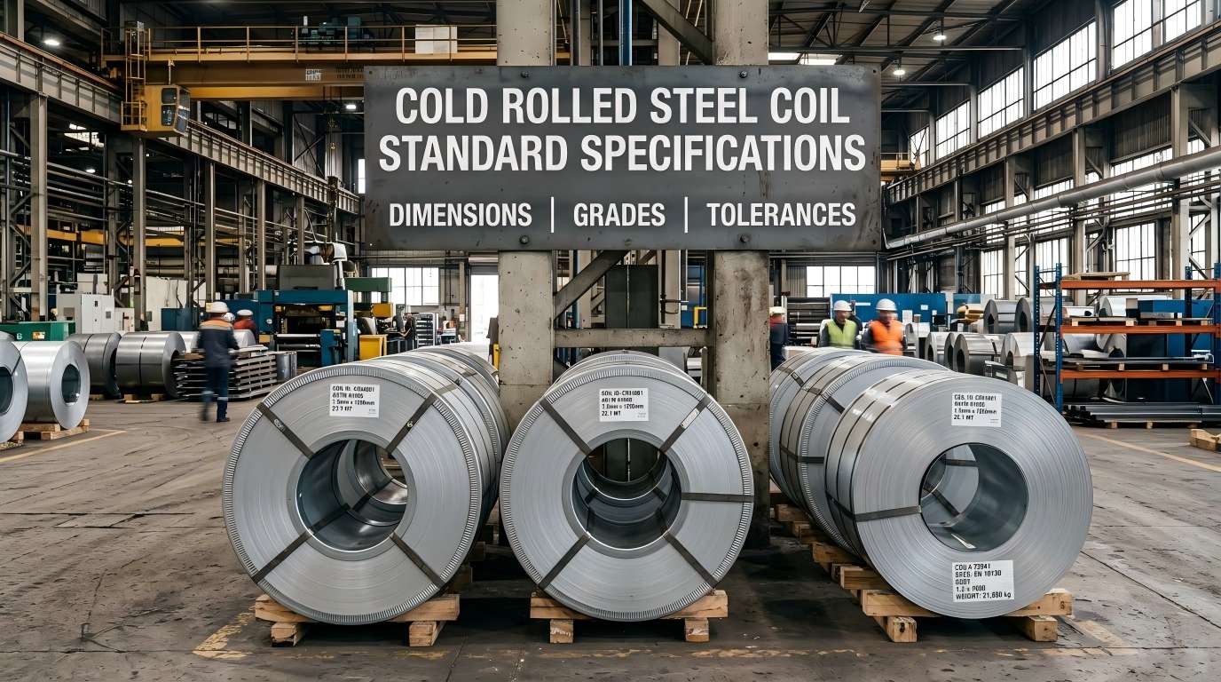 Specifiche standard della bobina in acciaio laminato a freddo
